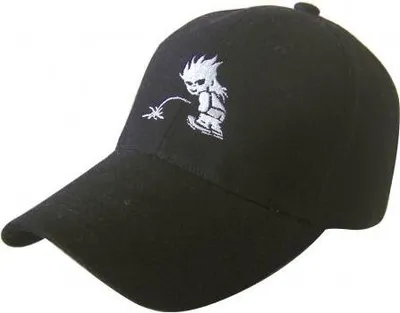 Produktbild von Baseballcap mit Einstickung - Pinkelmännchen - 68581 schwarz