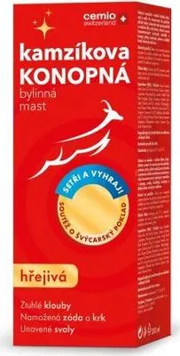 Produktbild von Kamzíkova wärmende Hanfcreme, 200 ml + Gewinnspiel