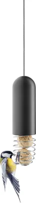Immagine prodotto di Eva Solo Hängender Meisenknödelhalter, Vogelfutterspender, Edelstahl, Polyester, Black, 571016