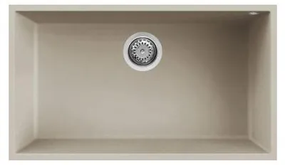 Immagine prodotto di Elleci Quadra 130 LKQ13087 Lavello Da Incasso 1 Vasca Sopratop 79x50 Cm Keratek Cocoa 87