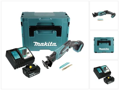Immagine prodotto di Sega circolare a batteria Makita DJR 183 RG1J 18 V + 1x batteria 6,0 Ah + caricabatterie + Makpac