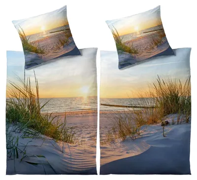 Produktbild von Partner Bettwäsche, Größe: 135 x 200 cm + 80 x 80 cm, Renforce (4-teilig)