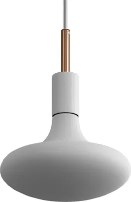 Immagine prodotto di Creative-Cables Lampada a sospensione  Italy completa di cavo tessile, finiture in metallo e serracavo da 7cm