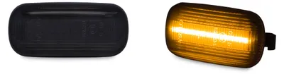 Für Audi A3 8P A4 8E A6 4B A8 TT Original LIGHTBAR LED Seiten Blinker Schwarz in der Farbe Schwarz von Jom Car-Parts GmbH