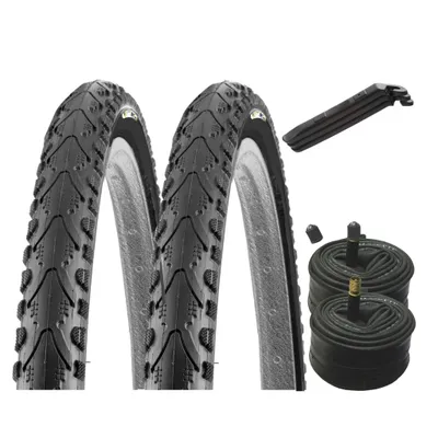 Produktbild von 2X Fahrradreifen Pannensicher KENDA 26 Zoll 50-559 26x1.95 - inklusive 2X Schlauch mit AV Ventil Autoventil