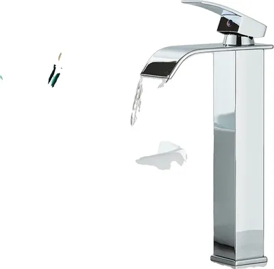 Immagine prodotto di Rubinetto per lavabo, montato a soffitto, monocomando, cromato T