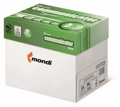 Obrázek produktu pro Kopírovací papír kancelářský Mondi Communicator Basic 9488A80 (A4; 80 g/m2; 500 listů; papír bílý)
