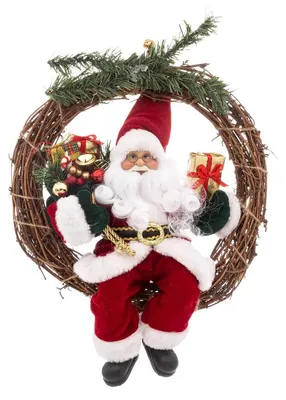 Produktbild von Weihnachtskranz mit Weihnachtsmann, Ø 30 cm