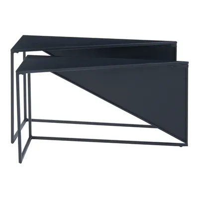 Produktbild von Satztisch 'Kungsör'  2er Set Metall Schwarz
