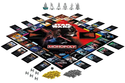 Produktbild von Hasbro Monopoly Dark Star Wars Brettspiel Mehrfarbig Mehrfarbig One Size