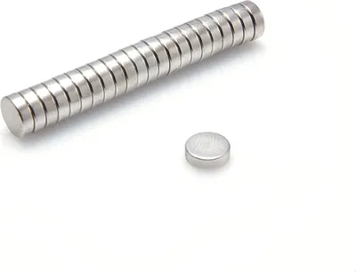 Produktbild von Neodym Magnete 8 x 2,5 mm 10 Stück mm N38, Extrem stark, Magnettafeln, Kühlschränke, Whiteboards, DIY