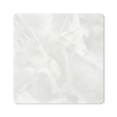 Produktbild von MuchoWow® Mauspad Mousepad Marmor - Grob - Weiß 30x30 cm - Mousepads - Maus Mat - Pad - Mausunterlage - Gaming