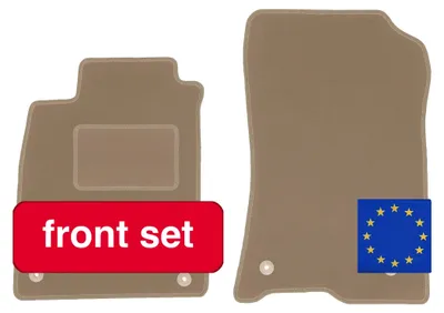 Immagine prodotto di Tappetini per auto, su misura, protezione duratura, beige