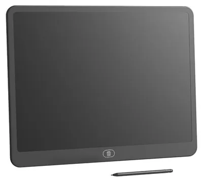 Image de Tablette d'écriture LCD pour enfants, 16 pouces, tableau de dessin multicolore, sans lumière bleue, effaçable, avec modes couleur et monochrome, à partir de 3 ans. Couleur : noir