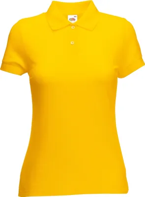 Immagine prodotto di Polo Fruit Of The Loom Donna 65/35, Kurzarm BC384 (XS) (Sonnenblume)