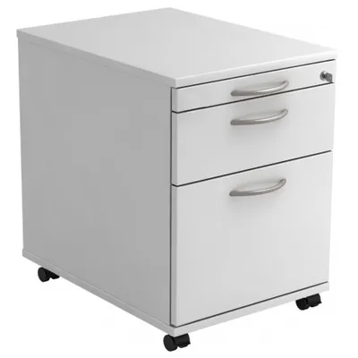 Produktbild von SIGNA AC20 BM - Rollcontainer Weiß mit Hängeregistratur Bogengriff Metall