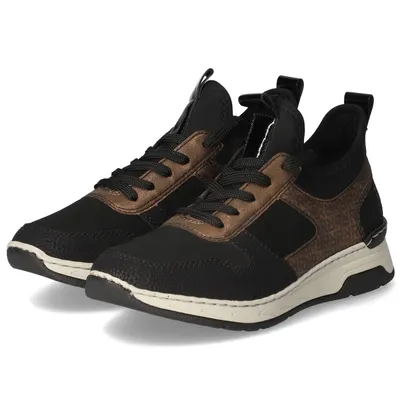 Produktbild von Rieker Low Sneaker Damen Textil & Synthetik Schwarz Größe: 39