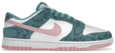 Produktbild von Nike Dunk Low Snakeskin Washed Teal Bleached Coral - EU 45