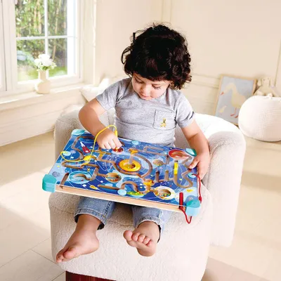 Image de Jeu éducatif Hape « Space Maze & Tangram » pour enfants