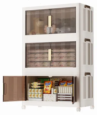 Produktbild von Stapelbare Aufbewahrungsboxen mit Deckel und Rollen