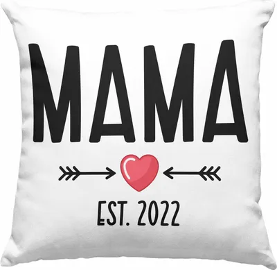 Produktbild von Trendation - Du Wirst Mama 2022 Deko-Kissen mit Füllung 40x40 Geschenk Schwangerschaft Verkünden Mutter Überraschung Baby  Deko-Kissen mit Füllung 40x40 Mutter 2022 (Rosa)