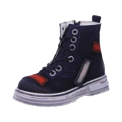 Produktbild von Manitu Schnür-,Zug-u.Schnallenstiefel in blau, Gr. 41
