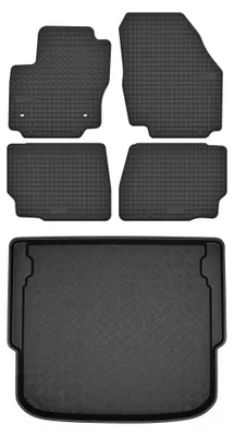 Obrázok produktu pre Gumové autokoberce SolidTread + vaňa kufra pre: Ford Mondeo MK4 2007-2012 hatchback 5 ks