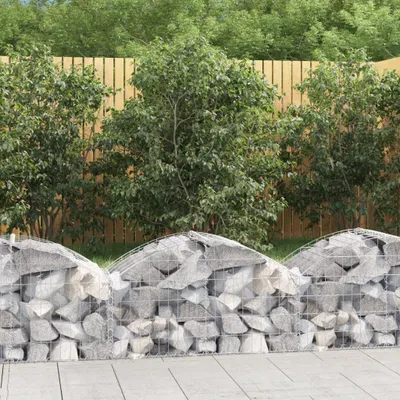 Produktbild von "2026 MODERNE"Gabionen/Gabione - Moderne und langlebige - Gabionenkörbe mit Hochbogen 100x50x40/60cm Verzinktes Eisen NEU776087 - Beete