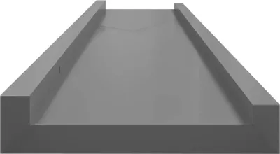 Produktbild von vidaXL Wandregale 2 Stk. Grau 100x9x3 cm