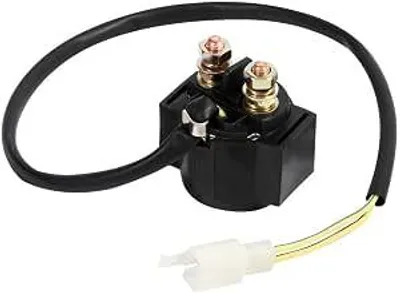 Produktbild von Anlasser Magnetschalter Schwarz 12V - Roller Zubehör - für Ventilator, Lichtbox & Elektronica, Zubehör für Montage für Reparatur für Hobby