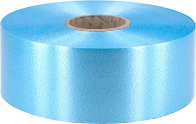 Produktbild von Geschenkband Ringelband 50mm x 100m Rolle Hellblau