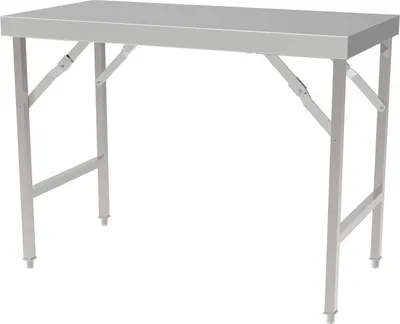 Zdjęcie produktu dla Stół roboczy Combisteel składany, wykonany ze stali nierdzewnej, 1500x700x850mm