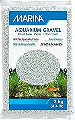Produktbild von Weißer Meereskies als Zierkies und Bodengrund für Aquarien und Terrarien, 2 kg