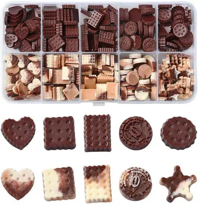 Productafbeelding van Gloeikleurige cabochons - DIY-accessoires - 290 stuks - 9-10,5 mm - Geslepen kralen