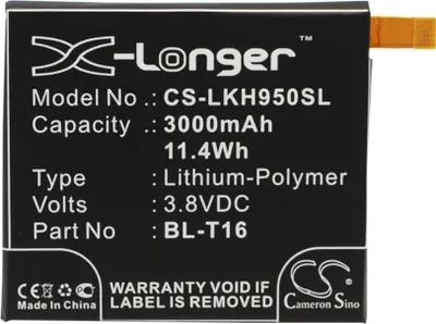 Produktbild von TECHTEK Akku Kompatibel mit [LG] G Flex 2, H950, H955, H959, LS996, US995 Ersetzt BL-T16, für EAC62718201