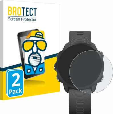 Produktbild von 2x BROTECT Schutzfolie für Garmin Forerunner 245 Music Displayschutz Displayschutzfolie Folie Matt Entspiegelungsfolie