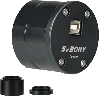 Produktbild von Svbony SV305C Teleskopkamera, 1,25 Zoll Farb IMX662 CMOS USB2.0 Planetenbildkamera, Astronomiekamera mit Bildrate für die Planetenastrofotografie