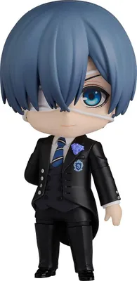 Immagine prodotto di Nendoroid Action Figure di Ciel Phantomhive: versione Gufo di Zaffiro, Black Butler: Arco della Scuola Interna, 10 cm