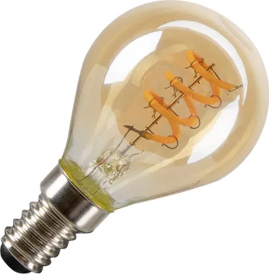 Produktbild von SLV LED G45, LED-Leuchtmittel, gold, E14, PHASE, 2W, 1800K 1008649