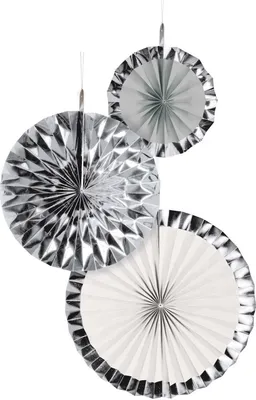 Produktbild von Amscan 9904627, Papier, Silber, 10 Stück(e)
