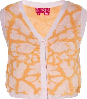 Image de SWIRLY pull femme - orange rose, L