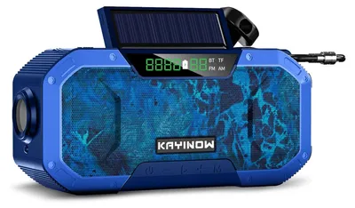 Productafbeelding van Zonne-radio, draagbare zwengelradio - AM/FM - 5000 mAh powerbank