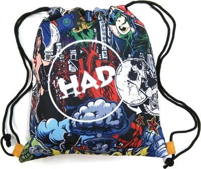 Produktbild von HAD Turnbeutel Gym Bag , Booom - Mehrfarbig