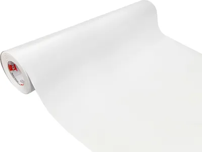 Produktbild von Klebefolie Möbel 76x400 cm - Weiß Matt - Möbelfolie selbstklebend wasserfest und abwaschbar für schnelle Möbelrenovierung - Klebefolie Küche für Schränke, Türen, Regale - Folie für Möbel