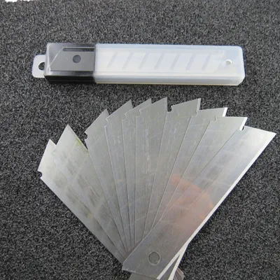Produktbild von 10 Abbrechklingen für Cuttermesser 18mm Cutter Klingen Cuttermesserklingen