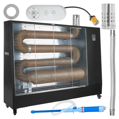 Produktbild von GEKO | Infrarot-Ölheizung, 16kW, Infrarotstrahler, Heizkanone, Dieselheizung, Baustellenheizer