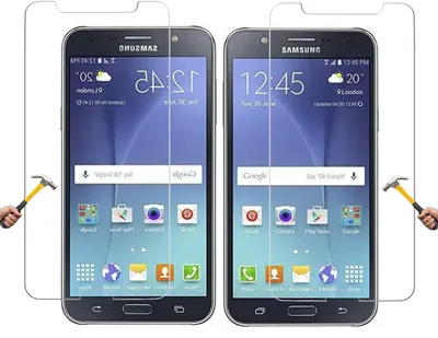 Produktbild von ino 2x Schutzglas  kompatibel mit Samsung Galaxy J7 2015 Panzerglas  Displayschutzglas  Schutz Glasfolie Displayglas 9H Schutzfolie