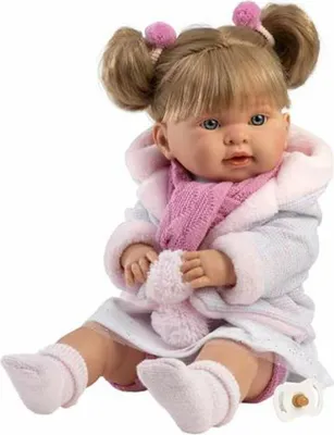 Produktbild von Llorens Alexandra Llorona Babypuppe Mit Stoffkörper Und Soundmechanismus 42 Cm Rosa Rosa One Size