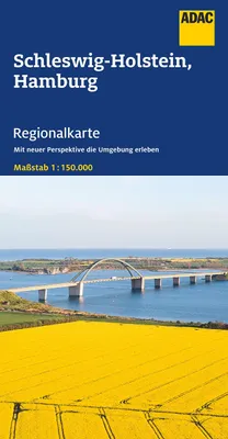Produktbild von ADAC Regionalkarte 01 Schleswig-Holstein, Hamburg 1:150.000