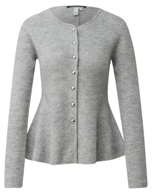 Zdjęcie produktu dla QS (305) Bluza rozpinana, kolor szary/czarny, szary/czarny, rozmiar XS